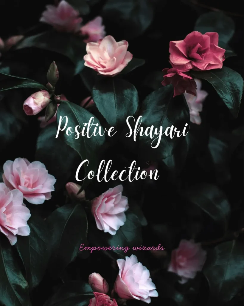 Positive Shayari in English 